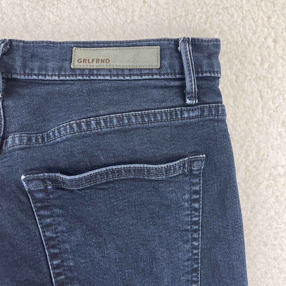 GRLFRND Kendall‎ Skinny Leg Jeans Womens Size 29 Blue Denim High-Rise USA Made - Picture 10 of 16